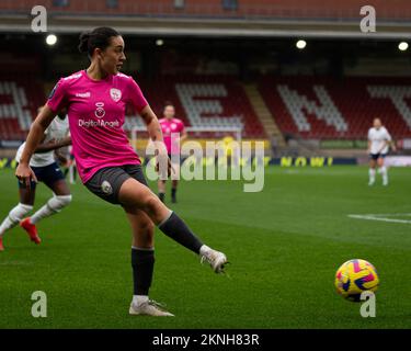 London, Großbritannien. 27.. November 2022. London, England, November 27. 2022: Womens League Cup Spiel zwischen Tottenham Hotspur und Coventry United im Brisbane Road Stadium, England. (Daniela Torres/SPP) Kredit: SPP Sport Press Photo. Alamy Live News Stockfoto