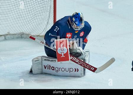 2022/23 Champions Hockey League | RB München gegen EV Zug. BIRKEN aus den Danny (RB München RBM33) Stockfoto