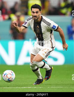 Al-Khor, Katar. 27.. November 2022. Während des FIFA-Weltmeisterschaftsspiels 2022 in Katar spielte Gruppe E zwischen Spanien und Deutschland am 27. November 2022 im Al Bayt Stadium in Al Khor, Katar. (Foto: Bagu Blanco / PRESSIN) Kredit: PRESSINPHOTO SPORTAGENTUR/Alamy Live News Stockfoto