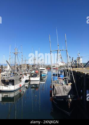 French Creek Harbour in Parksville an der Ostküste von Vancouver Island, British Columbia, Kanada Stockfoto