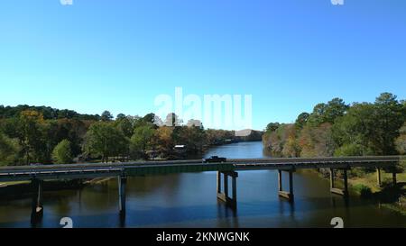 Big Cypress Bayou River im Caddo Lake State Park Stockfoto