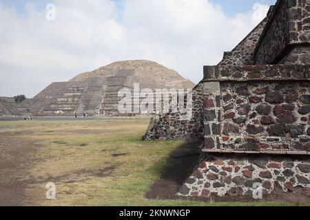 Teotihuacan bei Mexico City Stockfoto