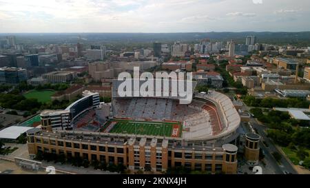 Darrell K Royal-Texas Memorial Stadium - Heimstadion der Longhorns Football-Mannschaft in Austin - AUSTIN, USA - 02. NOVEMBER 2022 Stockfoto