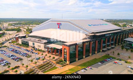 Globe Life Field in Arlington - Heimstadion der Texas Rangers - ARLINGTON, USA - 08. NOVEMBER 2022 Stockfoto