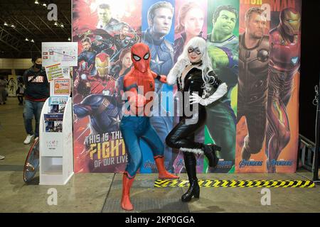 Chiba, Japan. 25.. November 2022. Cosplayers, 25. November 2022 - Veranstaltung : Tokyo Comic Con 2022 auf der Makuhari Messe in Chiba, Japan. Kredit: Michael Steinebach/AFLO/Alamy Live News Stockfoto