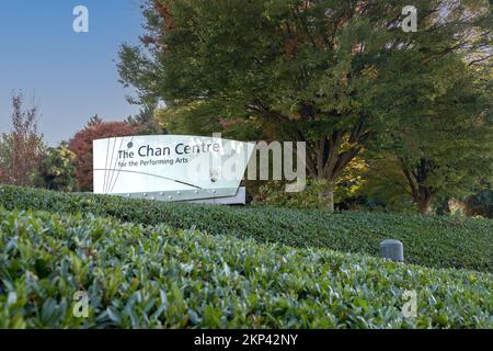 Vancouver, Kanada - 14. Oktober 2022: Das Chan Centre for the Performing Arts an der University of British Columbia Stockfoto