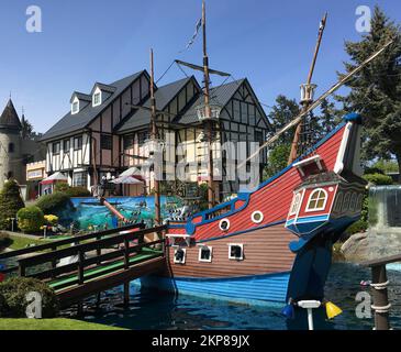 Paradise Minigolf und Fun Park in Parksville auf Vancouver Island, British Columbia, Kanada Stockfoto