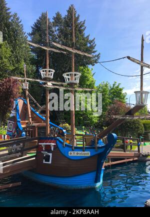 Paradise Minigolf und Fun Park in Parksville auf Vancouver Island, British Columbia, Kanada Stockfoto