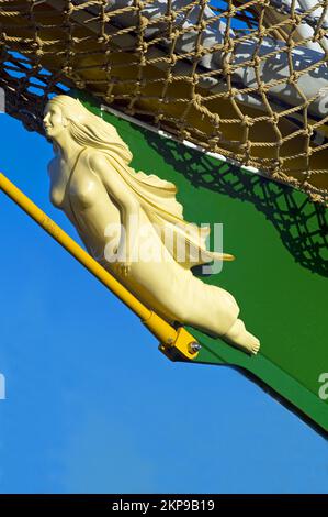 Galionsfigur Alexander von Humboldt II Stockfoto