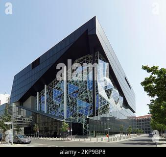 Neubau Axel-Springer-Verlag, Axel-Springer-Straße, Schützenstraße, Zimmerstraße, Kreuzberg, Friedrichshain-Kreuzberg, Berlin, GermanyAxel Frühling Stockfoto