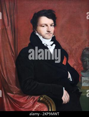 Monsieur de Norvins des französischen neoklassischen Malers Jean-Auguste-Dominique Ingres in der National Gallery, London, Großbritannien Stockfoto