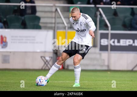 Warschau, Polen. 16.. September 2022. Blaz Kramer von Legia während des Spiels der polnischen PKO Ekstraklasa League zwischen Legia Warszawa und Miedz Legnica im Marschall Jozef Pilsudski Legia Warsaw Municipal Stadium. Endstand: Legia Warszawa 3:2 Miedz Legnica. (Foto: Mikolaj Barbanell/SOPA Images/Sipa USA) Guthaben: SIPA USA/Alamy Live News Stockfoto