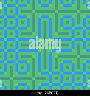 Abstrakte Linie Labyrinth generative Kunst Hintergrund Kunst Illustration Stock Vektor