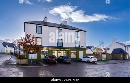 Tornagrain Inverness Schottland ein geplantes Dorf, der Apotheke Stockfoto