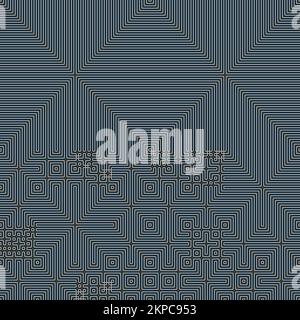 Abstrakte Linie Labyrinth generative Kunst Hintergrund Kunst Illustration Stock Vektor