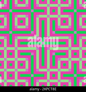 Abstrakte Linie Labyrinth generative Kunst Hintergrund Kunst Illustration Stock Vektor