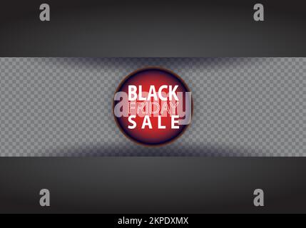 Black friday-Banner und Social-Media-Vorlagen. Stock Vektor