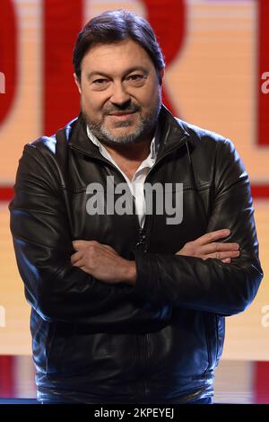 Italienischer Dirigent Sigfrido Ranucci während des TV-Rundfunkberichts in Rom, Italien, am 26. November 2022. (Kreditfoto AllShotLive/Sipa USA) Stockfoto