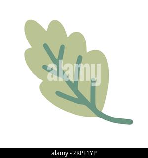 Vektor Herbstblatt isoliert Stock Vektor