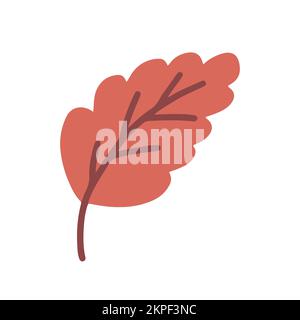 Vektor Herbstblatt isoliert Stock Vektor