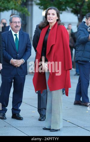 Madrid, Spanien. 28.. November 2022. Königin Letizia von Spanien nimmt am 10.. Gipfel der Anwältinnen im Cibeles Palace in Madrid Teil. Kredit: SOPA Images Limited/Alamy Live News Stockfoto