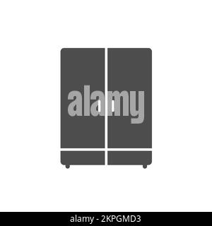 vektorsymbol für die silhouette des kleidungsstücks, isoliert auf weiß Stock Vektor