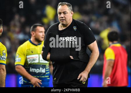 Nanterre, Frankreich, Frankreich. 27.. November 2022. Jonathan (Jono) GIBBES von Clermont während des SPIELS DER TOP 14 zwischen Racing 92 und ASM Clermont Auvergne in der Paris La Defense Arena am 27. November 2022 in Nanterre bei Paris, Frankreich. (Kreditbild: © Matthieu Mirville/ZUMA Press Wire) Stockfoto