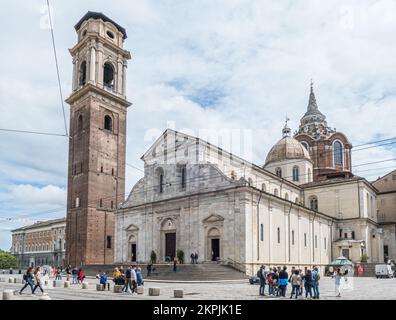 Turin, Italien - 05-06-2022: Der schöne Duomo von Turin Stockfoto