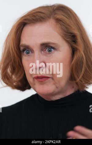 Madrid, Spanien. 28.. November 2022. Francesca Thyssen-Bornemisza besucht die Präsentation der Ausstellung „im Auge des Hurrikans“ im Museo Nacional Thyssen-Bornemisza in Madrid. Kredit: SOPA Images Limited/Alamy Live News Stockfoto