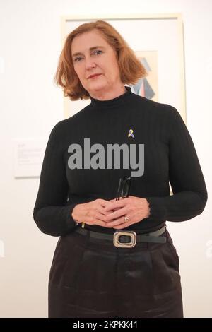 Madrid, Spanien. 28.. November 2022. Francesca Thyssen-Bornemisza besucht die Präsentation der Ausstellung „im Auge des Hurrikans“ im Museo Nacional Thyssen-Bornemisza in Madrid. (Foto: Atilano Garcia/SOPA Images/Sipa USA) Guthaben: SIPA USA/Alamy Live News Stockfoto