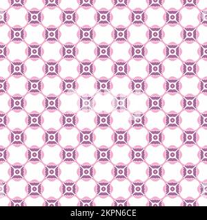 Mehrfarbiger, nahtloser, abstrakter Mustereindruck. Hintergrund und Hintergrund. Mehrfarbig. Farbenfrohes Ornament-Dessin. Farbige Mosaikornamente. Vektorgrafik il Stock Vektor