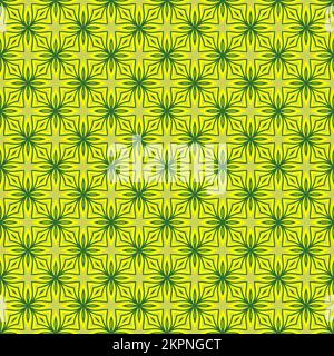 Mehrfarbiger, nahtloser, abstrakter Mustereindruck. Hintergrund und Hintergrund. Mehrfarbig. Farbenfrohes Ornament-Dessin. Farbige Mosaikornamente. Vektorgrafik il Stock Vektor