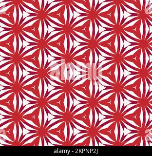 Mehrfarbiger, nahtloser, abstrakter Mustereindruck. Hintergrund und Hintergrund. Mehrfarbig. Farbenfrohes Ornament-Dessin. Farbige Mosaikornamente. Vektorgrafik il Stock Vektor