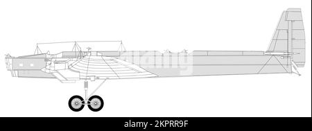 Tupolev TB-3 4M-17 Stockfoto