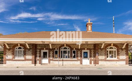 Long Island Rail Road Station in Southampton, NY Stockfoto