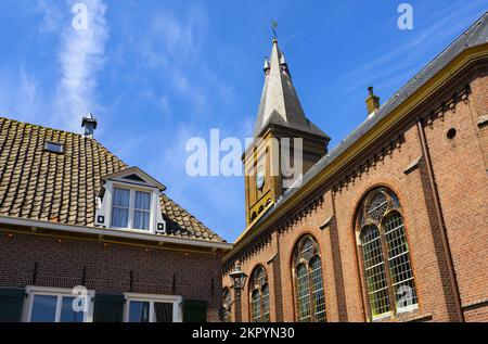 Protestantische Kirche Grote Kerk in Marken, Niederlande Stockfoto