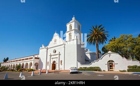 Kalifornien, San Diego County, Oceanside, Mission San Luis Rey de Francia Stockfoto
