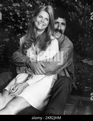 Candice Bergen, Elliott Gould, am Set des Films, „Getting Straight“, Columbia Pictures, 1970 Stockfoto