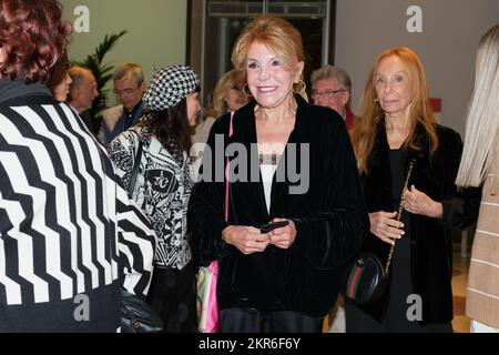 Madrid, Spanien. 28.. November 2022. Baroness Carmen Thyssen-Bornemisza zur Eröffnung der Ausstellung "im Auge des Hurrikans" im Museo Nacional Thyssen-Bornemisza in Madrid. Kredit: SOPA Images Limited/Alamy Live News Stockfoto