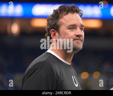 Indianapolis, USA. 28.. November 2022. 28.. NOVEMBER 2022: Jeff Saturday während des Spiels Steelers gegen Colts in Indianapolis Colts. Jason Pohuski/BMR (Kreditbild: © Jason Pohuski/BMR via ZUMA Press Wire) Kredit: ZUMA Press, Inc./Alamy Live News Stockfoto