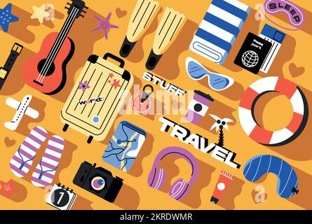 Reisebegleitung Stock Vektor