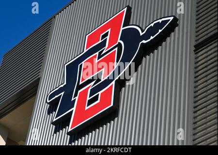 Allgemeiner Überblick über das Snapdragon Stadium, Heimstadion der San Diego State University und San Diego Wave FC NWSL Team am Montag, den 24. Oktober 2 Stockfoto