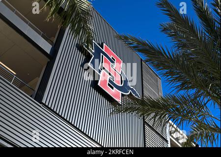 Allgemeiner Überblick über das Snapdragon Stadium, Heimstadion der San Diego State University und San Diego Wave FC NWSL Team am Montag, den 24. Oktober 2 Stockfoto