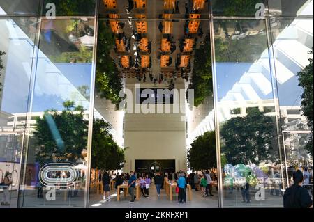 Allgemeiner Überblick über den Apple Store im The Grove am Donnerstag, den 3. November 2022 in Los Angeles. (Dylan Stewart/Bild von Sport) Stockfoto