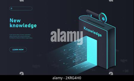 Knowledge Key-Konzept Stock Vektor