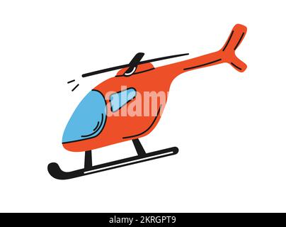 Leuchtendes Helikopter-Symbol Stock Vektor