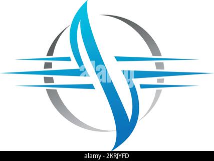 Wirbelsäulen-Logo-Design. Chiropraktisches ortopedisches Logo. Medizinisches Symbol. Stock Vektor