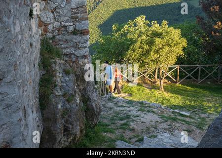 Dorf, Elcito, San Severino Marche, Macerata, Marken, Italien, Europa Stockfoto