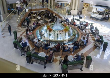 Av. Cordoba Street Outlet, Buenos Aires, Südamerika; Argentinien Stockfoto