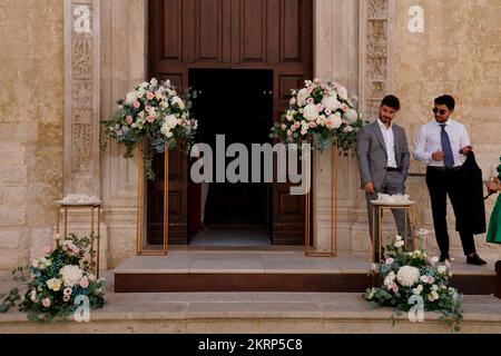 Duomo della Cattedrale, Altamura, Apulien Region, Italien Stockfoto